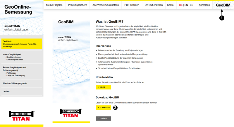 GeoOnline Design GeoBIM Without Co2